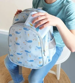 Børnehavetasker*A Little Lovely Company Børnehavetaske m. Termolomme - Ocean - B