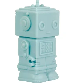 Natlamper|Fritstående Lamper*A Little Lovely Company Lampe - 14 cm - Robot - Smoky Blue