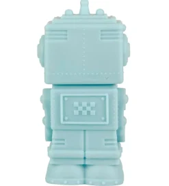 Natlamper|Fritstående Lamper*A Little Lovely Company Lampe - 14 cm - Robot - Smoky Blue