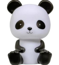 Natlamper*A Little Lovely Company Natlampe - Panda - 19 cm - Sort/Hvid