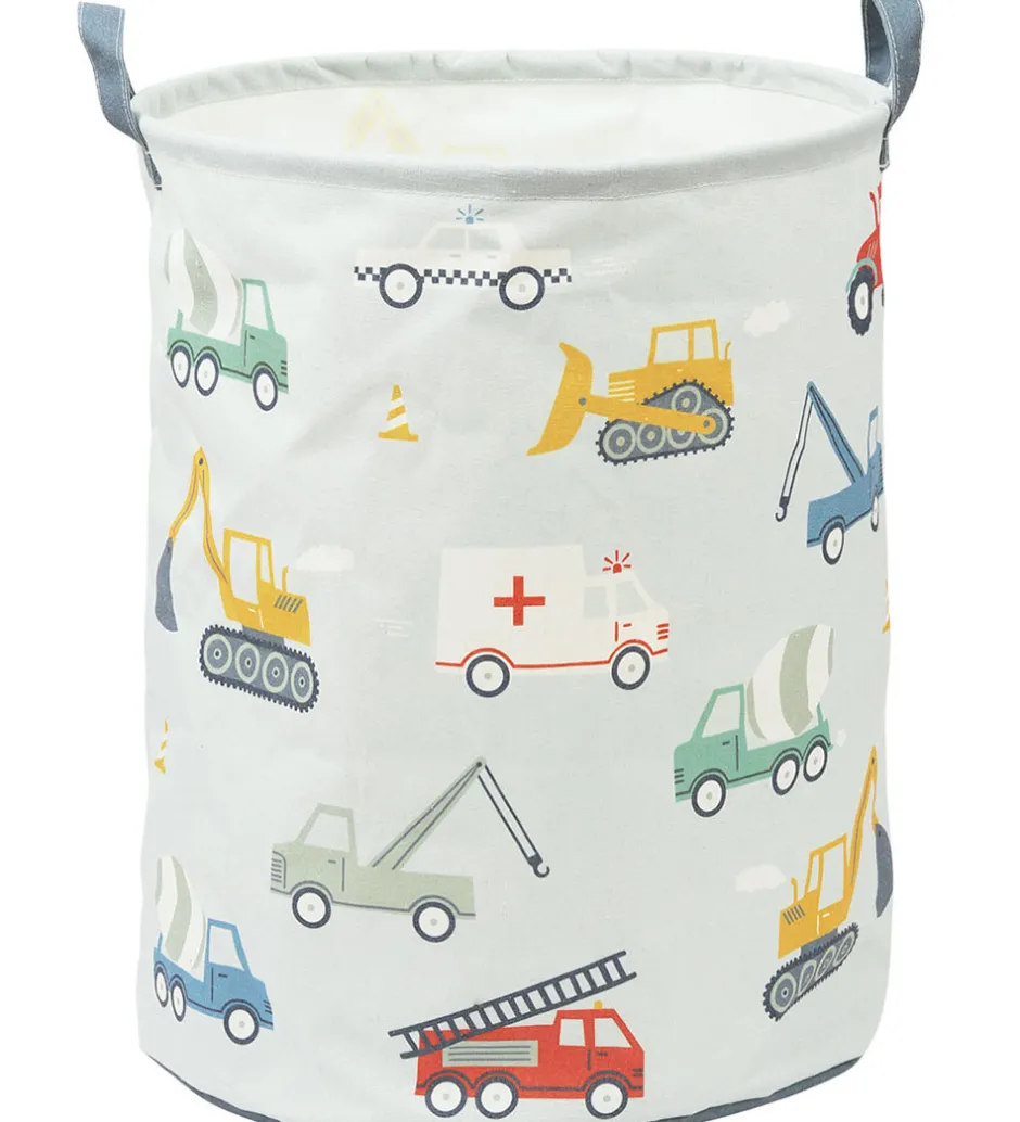A Little Lovely Company Opbevaringskurv - 40x50 cm - Vehicles
