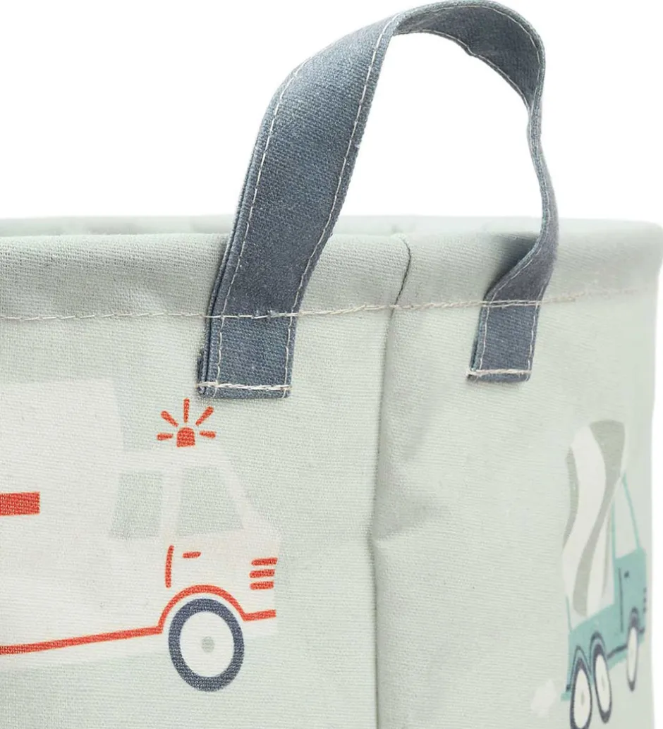 A Little Lovely Company Opbevaringskurv - 40x50 cm - Vehicles