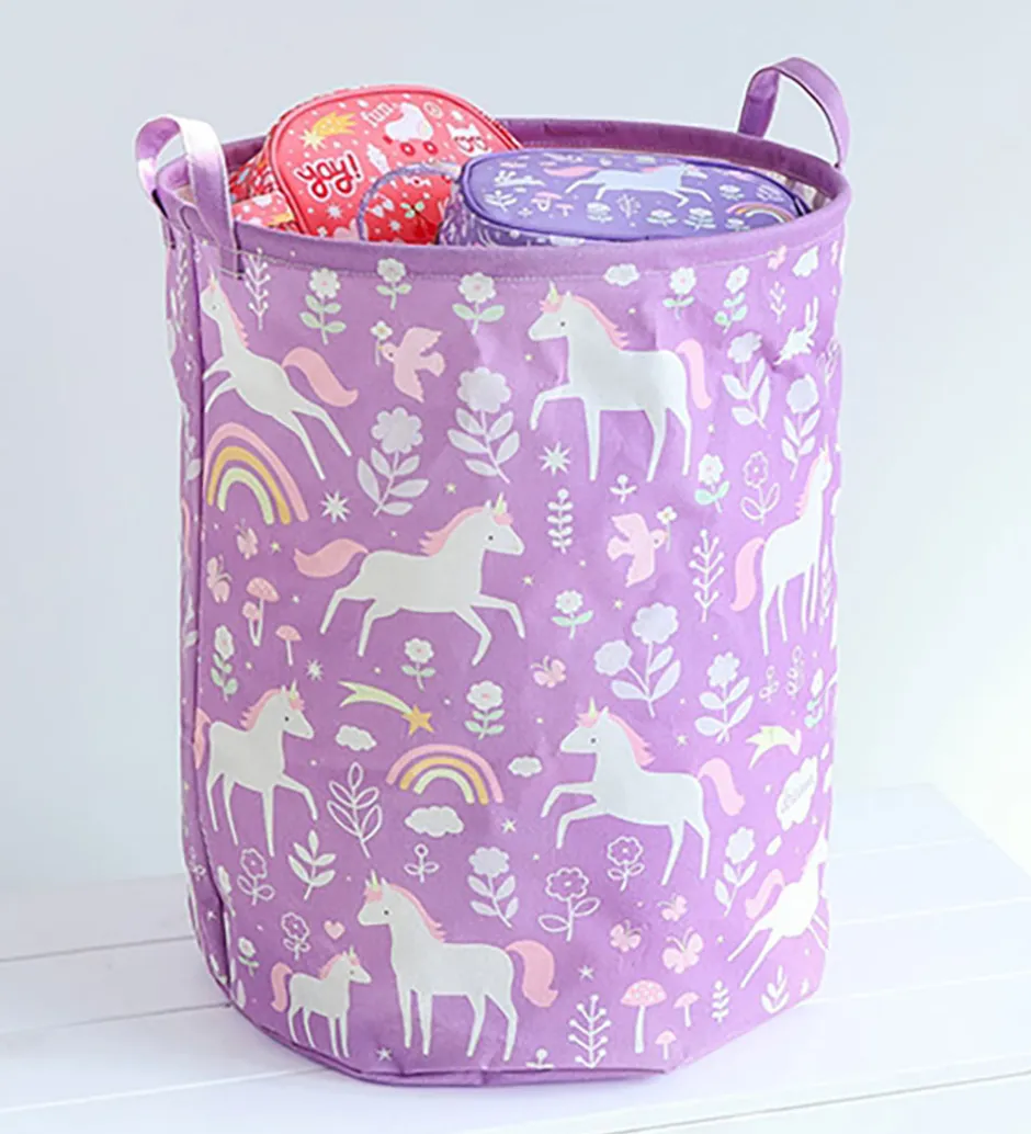 Kurve|Opbevaring*A Little Lovely Company Opbevaringskurv - 40x50 cm - Unicorn Dre