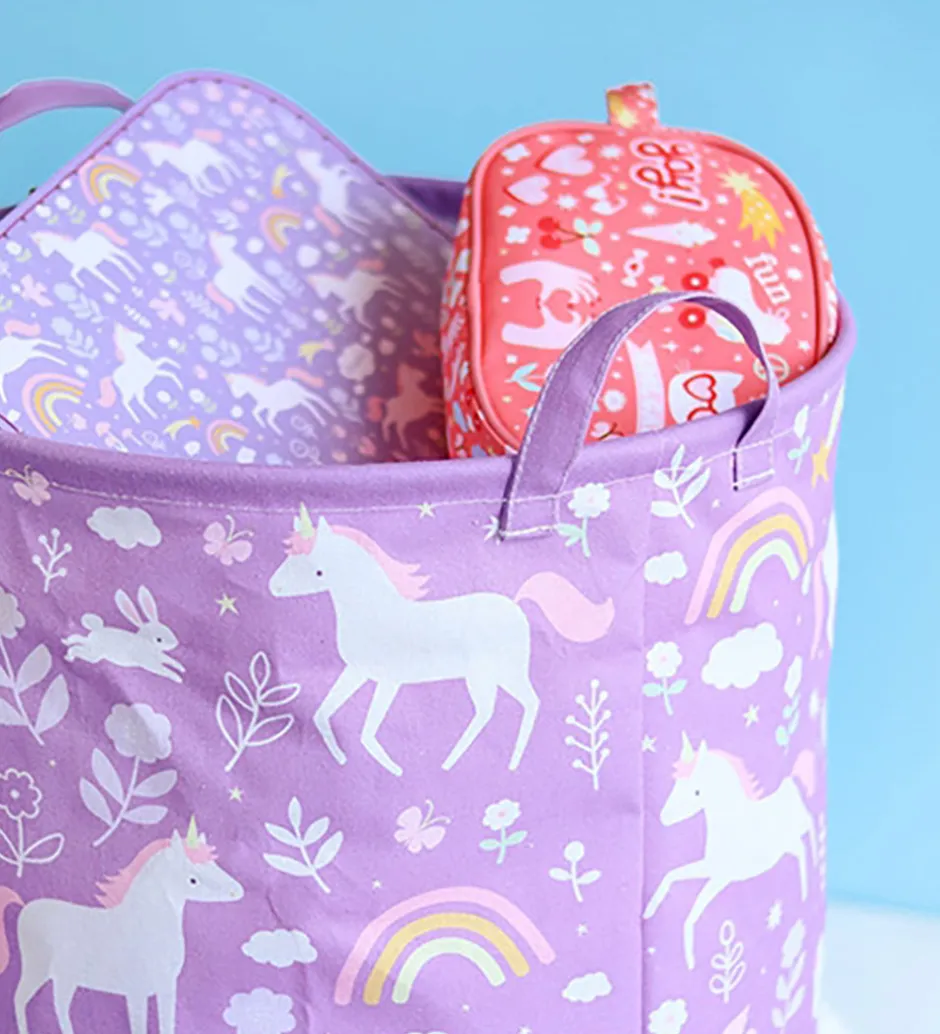 Kurve|Opbevaring*A Little Lovely Company Opbevaringskurv - 40x50 cm - Unicorn Dre