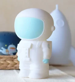 Sparegrise*A Little Lovely Company Sparegris - Astronaut - Hvid/Blå