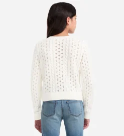 Børn Abercrombie & Fitch Cardigan - Strik - Jet Stream m. Hulmønster