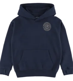 Hættetrøjer*Abercrombie & Fitch Hættetrøje - Navy Blazer m. Print