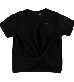 T-Shirts*Abercrombie & Fitch T-shirt - 3-pak - Hviv/Sort/Gråmeleret m. Kn