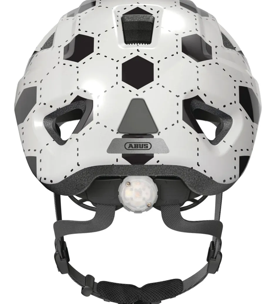 Børnesikkerhed|Cykelhjelme*Abus Cykelhjelm - Anuky 2.0 - White Football