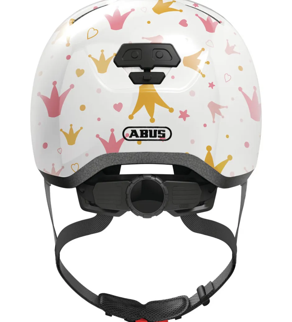 Børn Abus Cykelhjelm - Skurb Kid - White Crowns