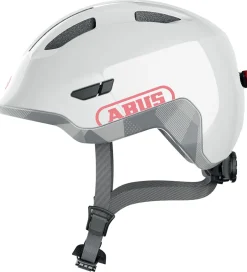 Børn Abus Cykelhjelm - Smiley 3.0 Ace Led - Shiny White