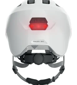Børn Abus Cykelhjelm - Smiley 3.0 Ace Led - Shiny White