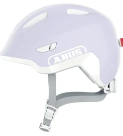Børnesikkerhed|Cykelhjelme*Abus Cykelhjelm - Smiley 3.0 Ace Led - Pure Lavender