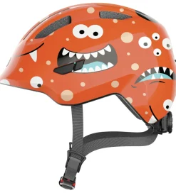 Børnesikkerhed|Cykelhjelme*Abus Cykelhjelm - Smiley 3.0 - Orange Monster