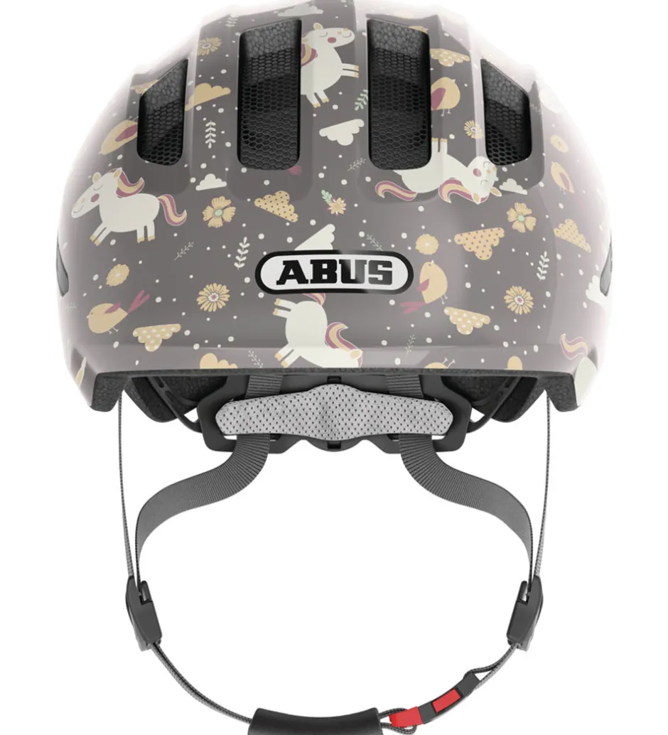 Børn Abus Cykelhjelm - Smiley 3.0 - Grey Horse