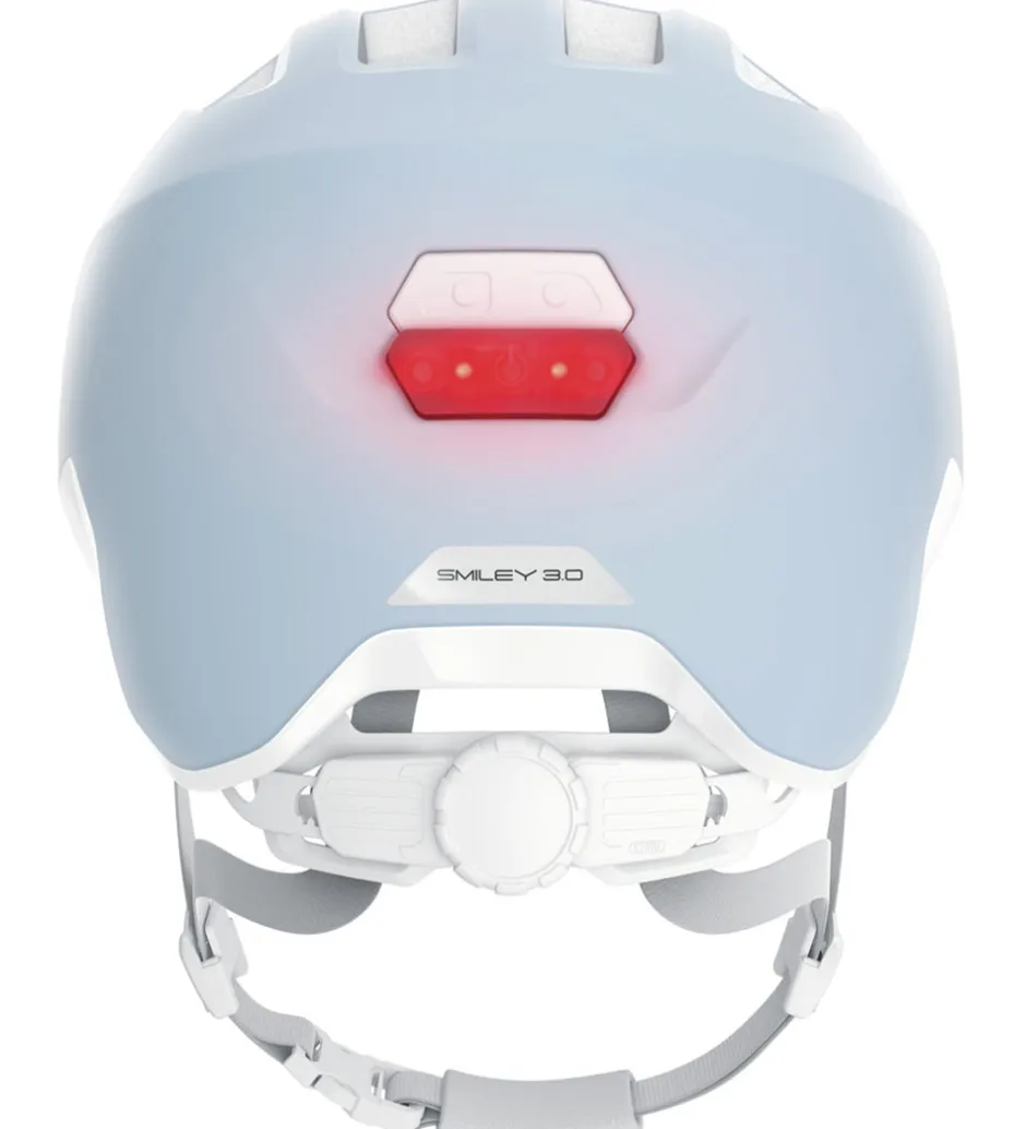 Børn Abus Cykelhjelm - Smiley 3.0 ACE LED - Pure Aqua
