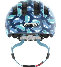 Børnesikkerhed|Cykelhjelme*Abus Cykelhjelm - Smiley 3.0 Led - Blue Car