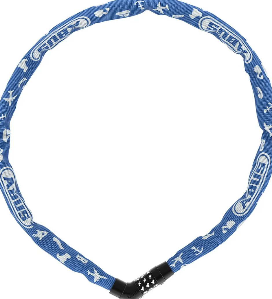 Cykellåse|Cykellåse*Abus Kædelås - 4804C Symbols - 75 cm - Blå