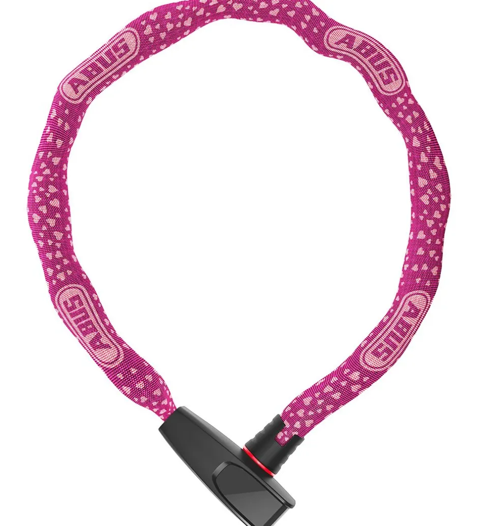 Cykellåse|Cykellåse*Abus Kædelås - Catena 6806K - 85 cm - Cherry Heart