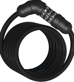 Cykellåse|Cykellåse*Abus Spirallås Star 4508C - 150 cm - Sort