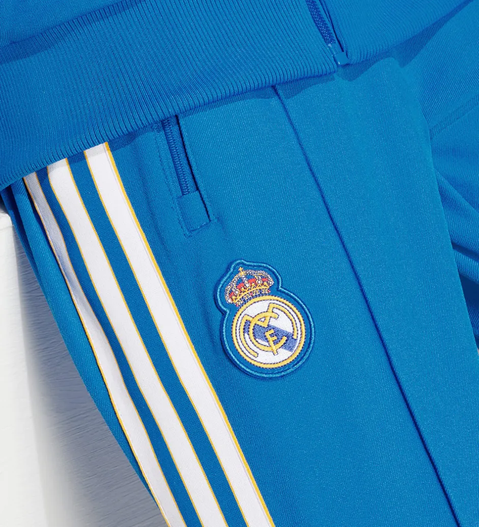 adidas Originals Bukser - Real Madrid - Blue Bird/Hvid