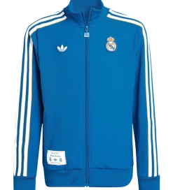 Fodbold*adidas Originals Cardigan - Real Madrid - Blue Bird/Hvid