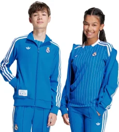 Fodbold*adidas Originals Cardigan - Real Madrid - Blue Bird/Hvid