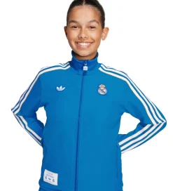 Fodbold*adidas Originals Cardigan - Real Madrid - Blue Bird/Hvid