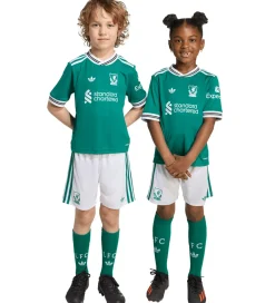 Fodboldtrøjer|Fodboldshorts*adidas Originals Fodboldsæt - Liverpool 25/26 3. sæt - Sea Green