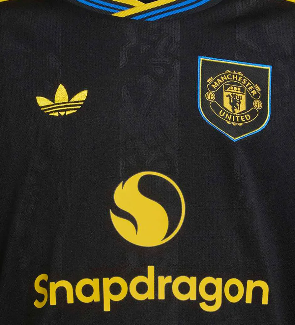Fodboldtrøjer|Fodbold*adidas Originals Fodboldtrøje - Manchester United 3. Sæt - Sort