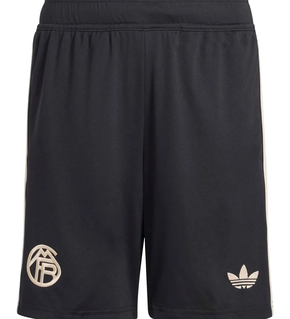 Børn adidas Originals Shorts - FC Bayern München 25/26 3. Sæt - Sort