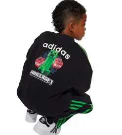 Træningssæt*adidas Originals Sweatsæt - Crew - Minecraft - Sort m. Logo