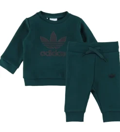 Sweatshirts*adidas Originals Sweatsæt - Crew - Aurivy/Black
