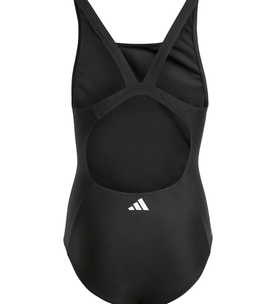 Børn adidas Performance Badedragt - 3S MID SUIT GY - Sort/Hvid
