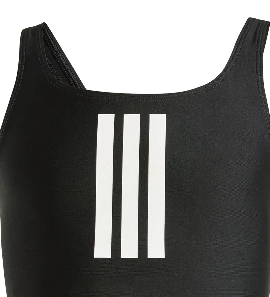 Børn adidas Performance Badedragt - 3S MID SUIT GY - Sort/Hvid