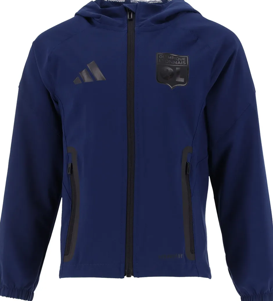 Fodboldtrøjer*adidas Performance Cardigan - Olympique Lyonnais - Team Navy Blu