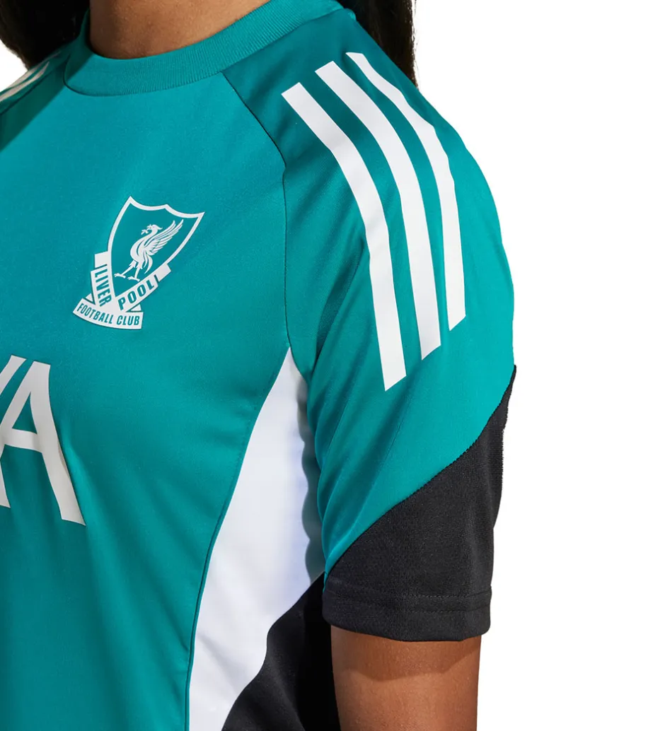 Fodboldtrøjer|Fodbold*adidas Performance Fodboldtrøje - Liverpool Youth 25/26 - Sea Gr