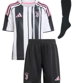 Fodboldtrøjer|Fodboldshorts*adidas Performance Fodboldsæt - Juventus - Hvid/Sort m. Logo