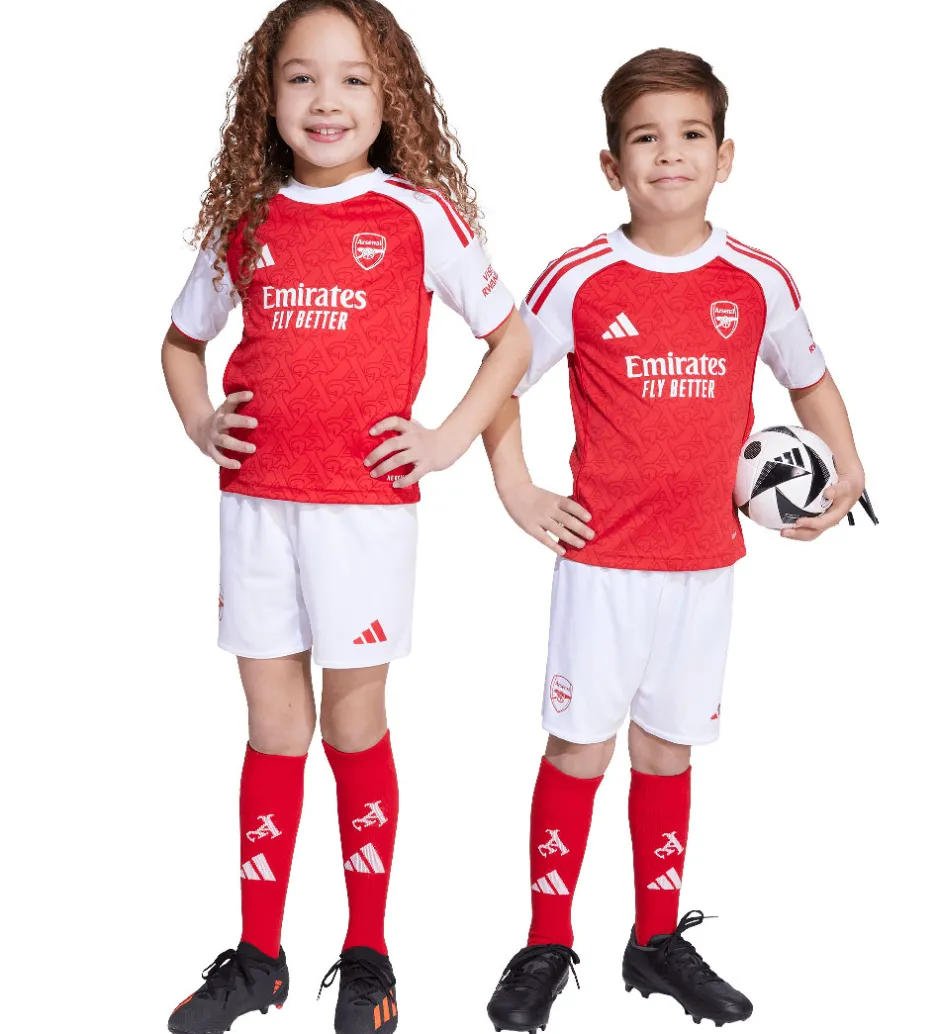 Fodboldtrøjer|Fodboldshorts*adidas Performance Fodboldsæt - AFC H MINI - Rød/Hvid