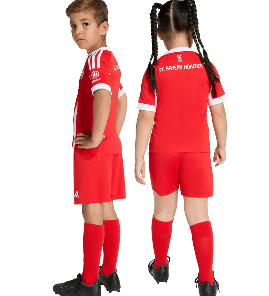 adidas Performance Fodboldsæt - FC Bayern - Rød m. Logo