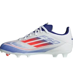 Fodboldstøvler - Kunst (Ag)|Fodboldstøvler - Græs (Fg)*adidas Performance Fodboldstøvler - F50 League FG/MG J - Hvid/Bl
