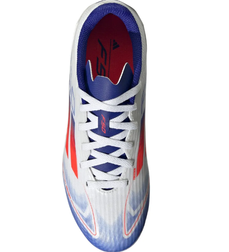 Fodboldstøvler - Kunst (Ag)|Fodboldstøvler - Græs (Fg)*adidas Performance Fodboldstøvler - F50 League FG/MG J - Hvid/Bl