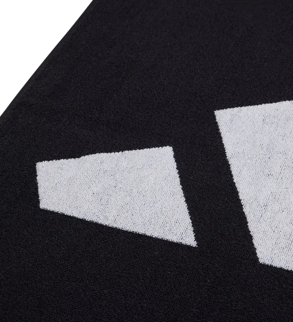 adidas Performance Håndklæde - 140x70 cm - Large - Sort/Hvid