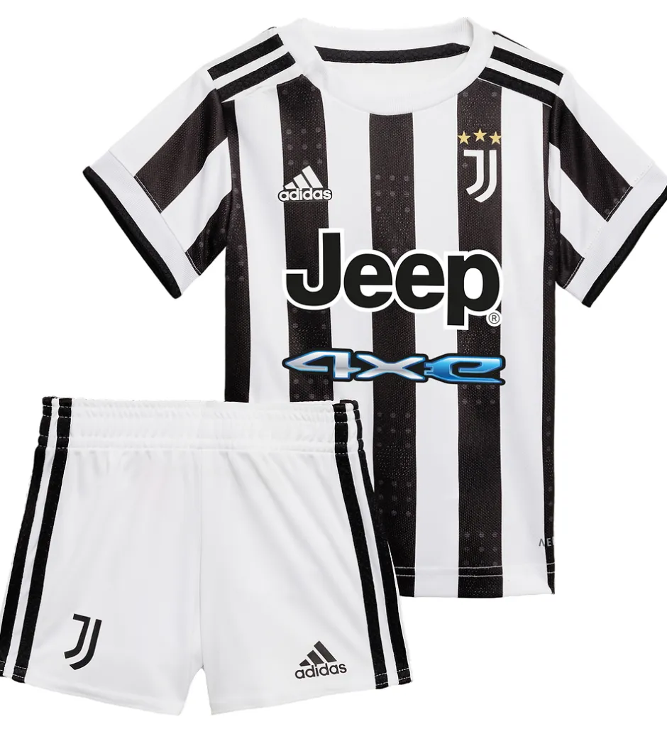 Fodboldtrøjer|Fodboldshorts*adidas Performance Juventus Hjemmebanesæt - 21/22 - Sort/Hvid