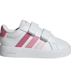 Sneakers|Børnesko Og Babysko*adidas Performance Sko - Grand Court 3.0 CF - Ftwwht/Pnkfus/Blip