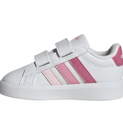 Sneakers|Børnesko Og Babysko*adidas Performance Sko - Grand Court 3.0 CF - Ftwwht/Pnkfus/Blip