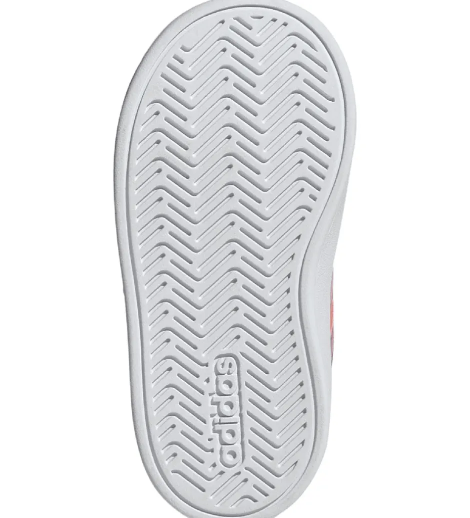 Sneakers|Børnesko Og Babysko*adidas Performance Sko - Grand Court 3.0 CF - Ftwwht/Pnkfus/Blip