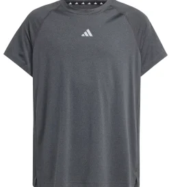 T-Shirts Og Toppe*adidas Performance T- shirt - JG Tee Lux - Grå Meleret
