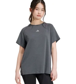 T-Shirts Og Toppe*adidas Performance T- shirt - JG Tee Lux - Grå Meleret