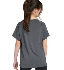 T-Shirts Og Toppe*adidas Performance T- shirt - JG Tee Lux - Grå Meleret